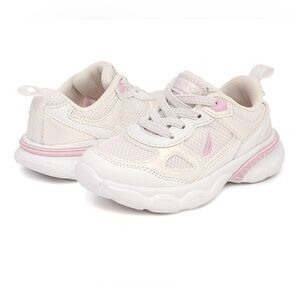 Nautica Kids Cream and Pink Sneakers size 9